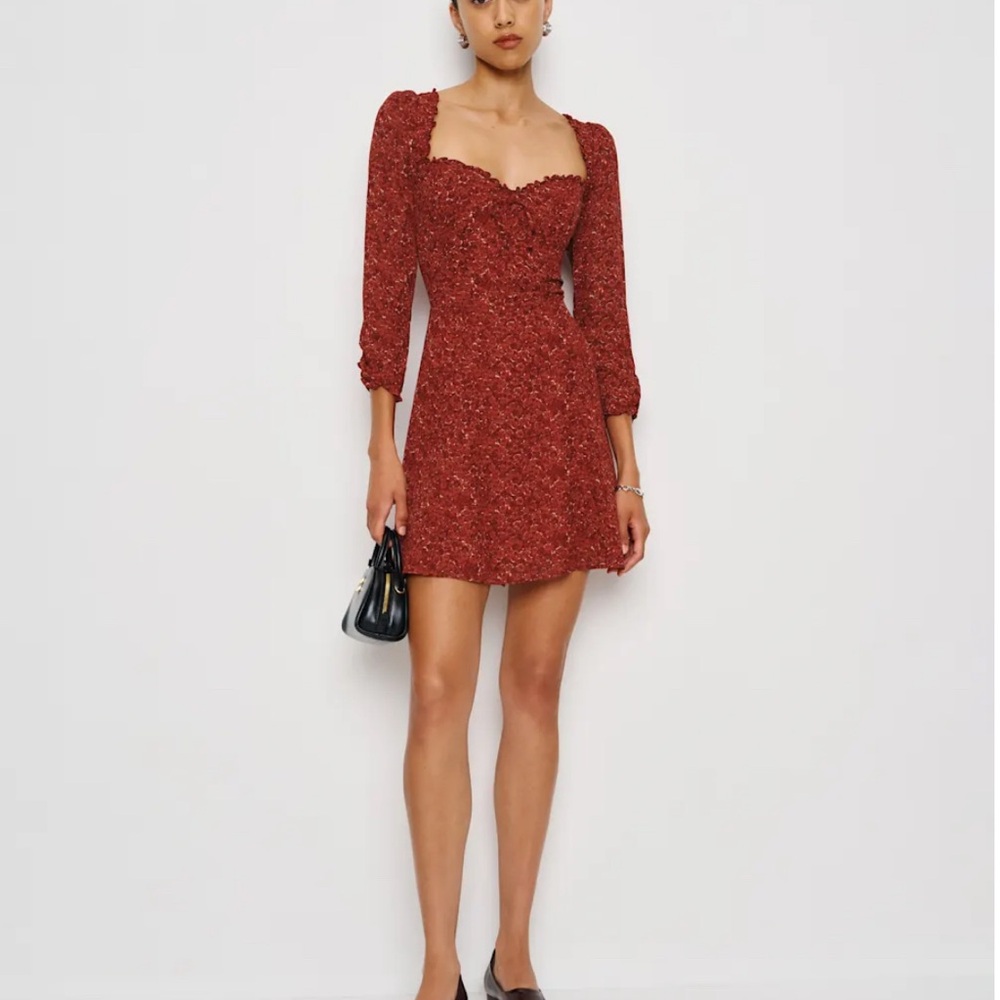 Reformation Remi Dress - Long Sleeve Dress